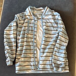 GAP Blue and Brown Striped Shirt